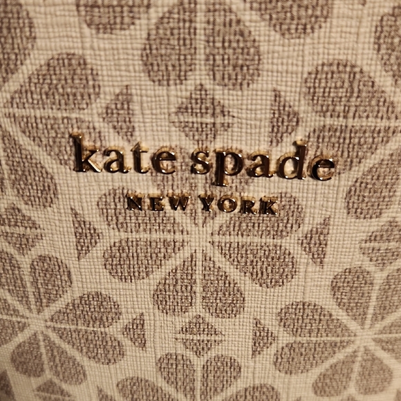 Kate Spade Beige Flower Medium Backpack w/Tablet Pocket - Picture 2 of 11